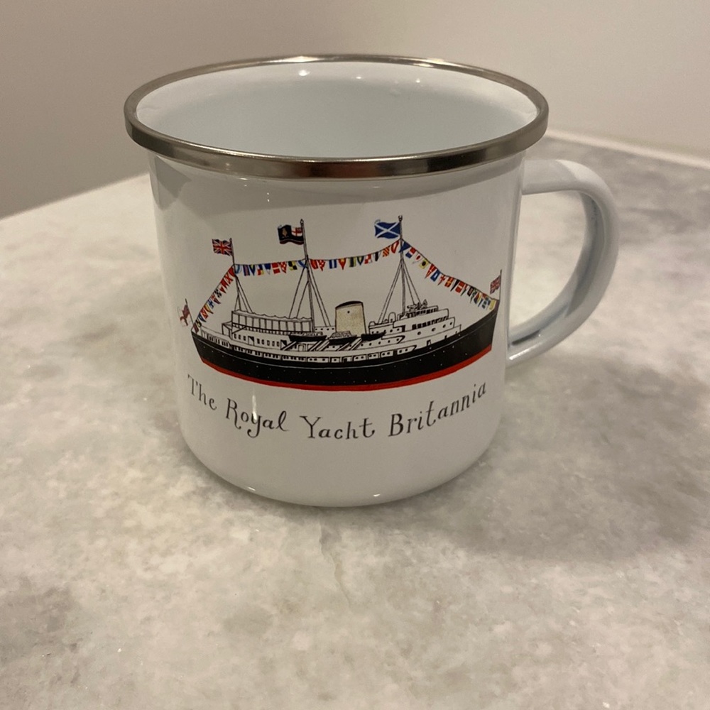 The Royal Yacht Britannia tin cup!